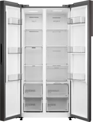 Midea 482 L Frost Free Side by Side Refrigerator  (Black, MDRS619FGG28IND) (OPEN BOX) Midea 482 L Frost Free Side by Side Refrigerator  (Black, MDRS619FGG28IND) (OPEN BOX)